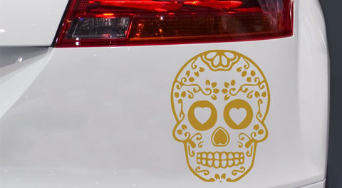 Skull Mexico Autoaufkleber