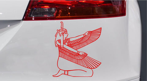 Ägyptische Göttin Isis Autoaufkleber