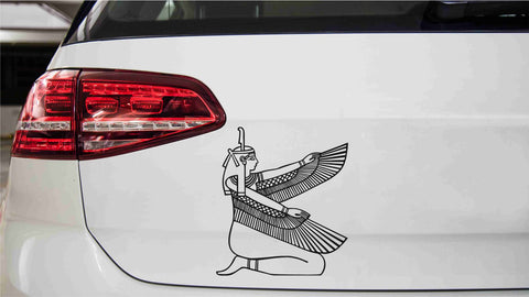 Ägyptische Göttin Isis Autoaufkleber