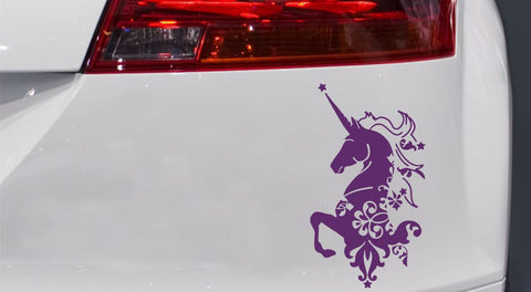 Mystisches Einhorn Autoaufkleber