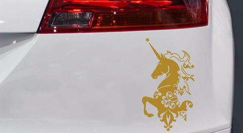 Mystisches Einhorn Autoaufkleber