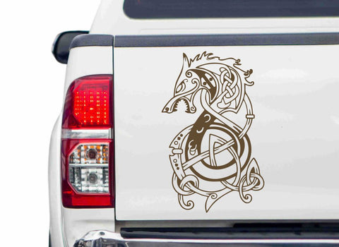 Fenris Wolf Autoaufkleber