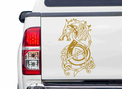 Fenris Wolf Autoaufkleber