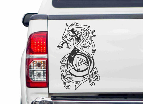 Fenris Wolf Autoaufkleber