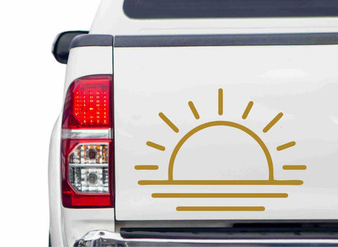 Sonnenaufgang-Sunrise Autoaufkleber