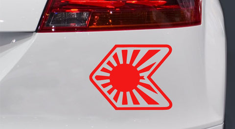 Nippon Flagge JDM Autoaufkleber