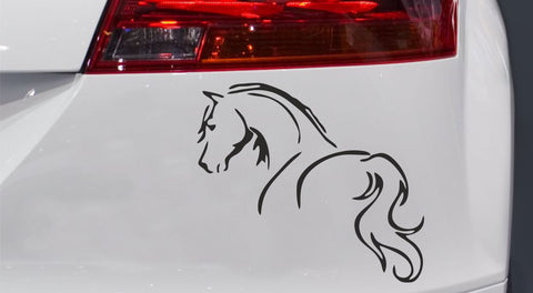 Pferde Silhouette  Nr.13 Autoaufkleber
