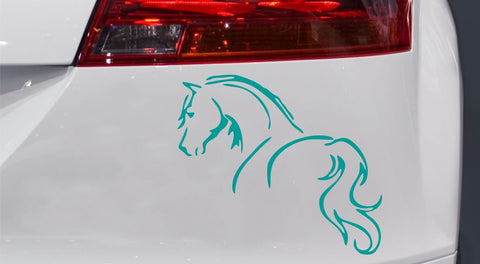Pferde Silhouette  Nr.13 Autoaufkleber