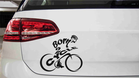 Fahrrad Biker Autoaufkleber