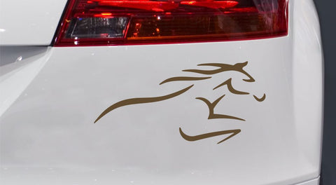 Rennendes Pferd Nr.17 Autoaufkleber