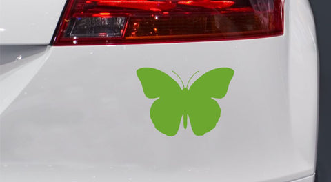 Schmetterling Silhouette 2er Set.Autoaufkleber