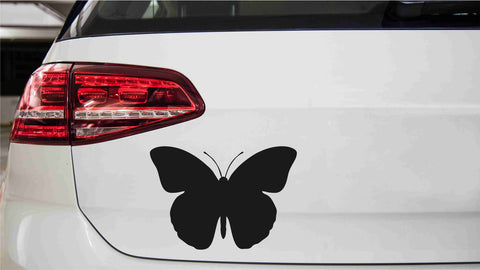 Schmetterling Silhouette 2er Set.Autoaufkleber