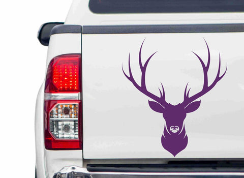 Schöner Hirschkopf Autoaufkleber