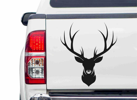 Schöner Hirschkopf Autoaufkleber