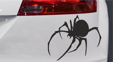 Spinne Black Widow Autoaufkleber