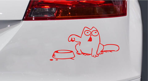 Simons Katze Autoaufkleber