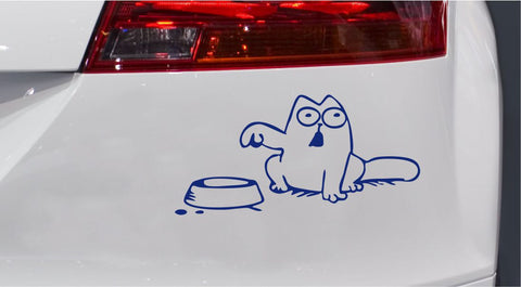 Simons Katze Autoaufkleber