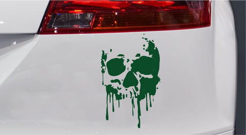 Totenkopf-Skull Drop Autoaufkleber
