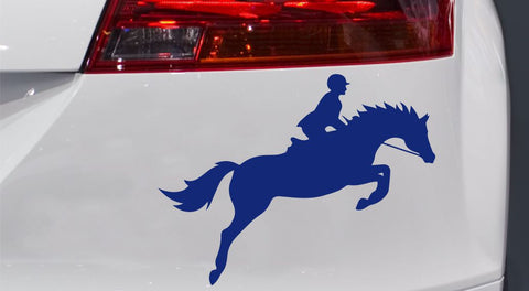 Springreiten Autoaufkleber