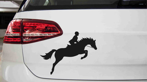 Springreiten Autoaufkleber