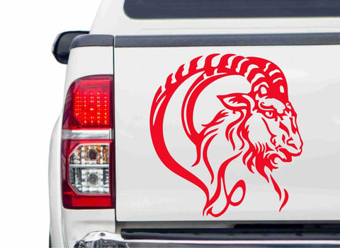 Steinbock Episch Autoaufkleber