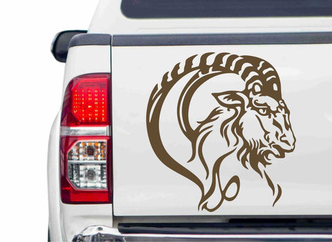 Steinbock Episch Autoaufkleber