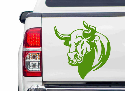 Stierkopf mit Nasenring Autoaufkleber