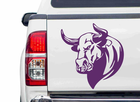 Stierkopf mit Nasenring Autoaufkleber