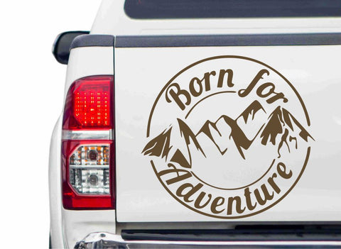 Born for Adventure Autoaufkleber