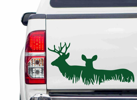 Rehpaar Autoaufkleber