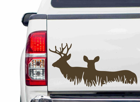Rehpaar Autoaufkleber