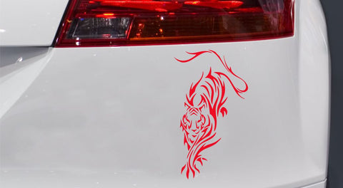 Tiger Nr.6 Autoaufkleber