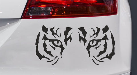 Tigeraugen Autoaufkleber