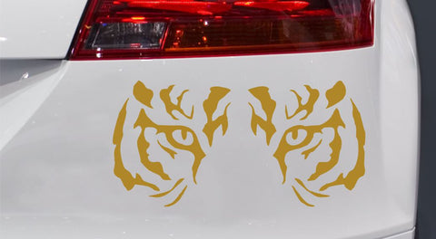 Tigeraugen Autoaufkleber