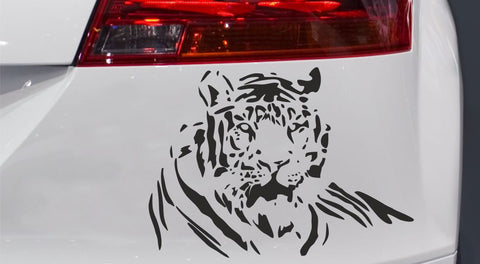 Tiger Nr.5 Autoaufkleber