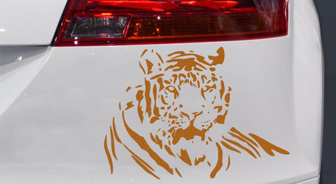Tiger Nr.5 Autoaufkleber