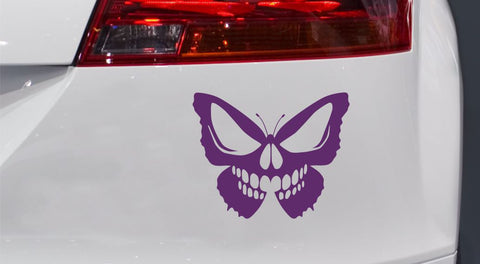 Totenkopf Schmetterling Autoaufkleber