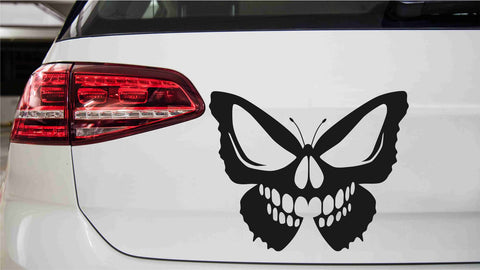 Totenkopf Schmetterling Autoaufkleber