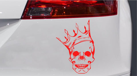 Skull King Autoaufkleber