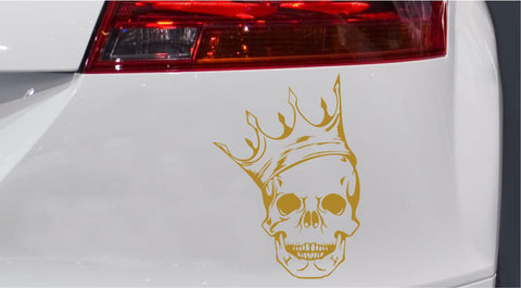 Skull King Autoaufkleber