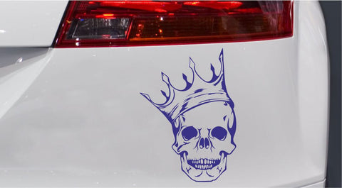 Skull King Autoaufkleber
