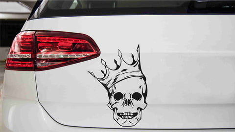 Skull King Autoaufkleber