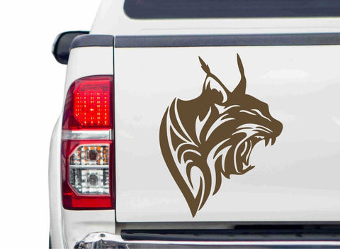 Wildkatze Luchs Autoaufkleber