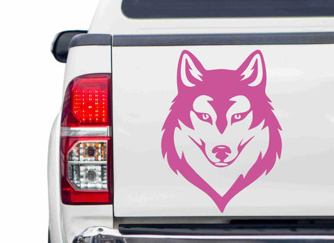 Wolfkopf Autoaufkleber