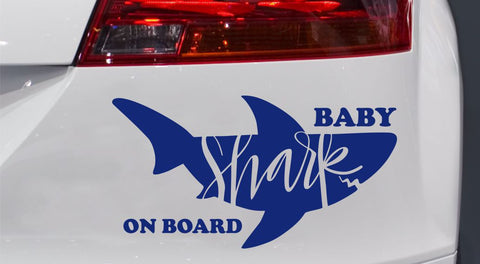 Baby Shark Autoaufkleber