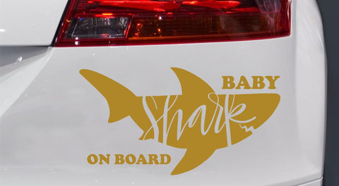 Baby Shark Autoaufkleber