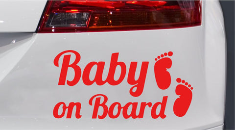 Baby on Board Classic Autoaufkleber