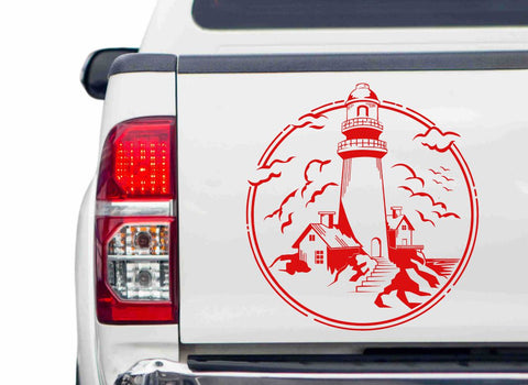 Leuchtturm Autoaufkleber