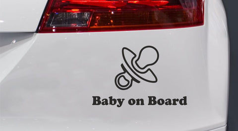 Baby Schnuller Autoaufkleber