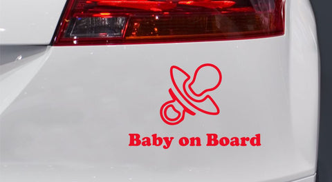 Baby Schnuller Autoaufkleber
